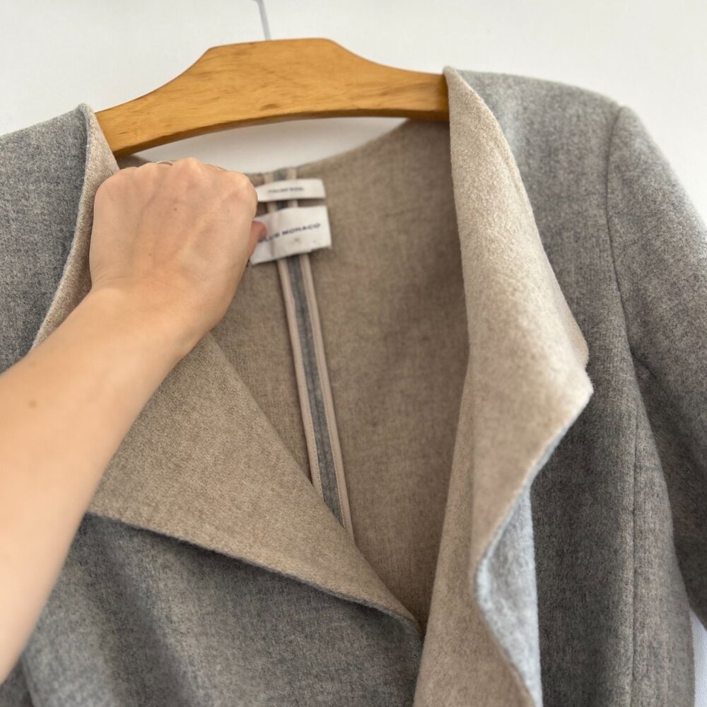 Club Monaco Wool wrap coat - Picture 5 of 10